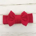 Baby Solid Bowknot Headband Red