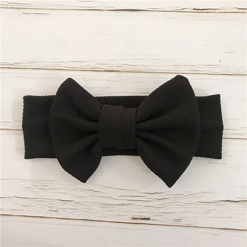 Baby Solid Bowknot Stirnband