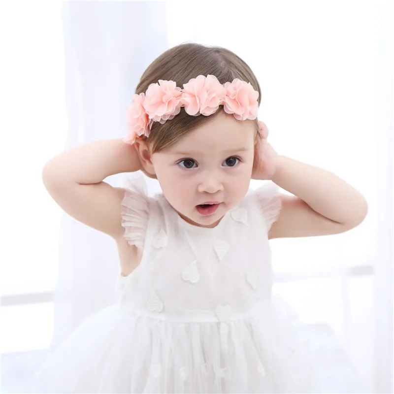 Baby / Toddler Flowers Headbands Hair Accessories Pink big image 1