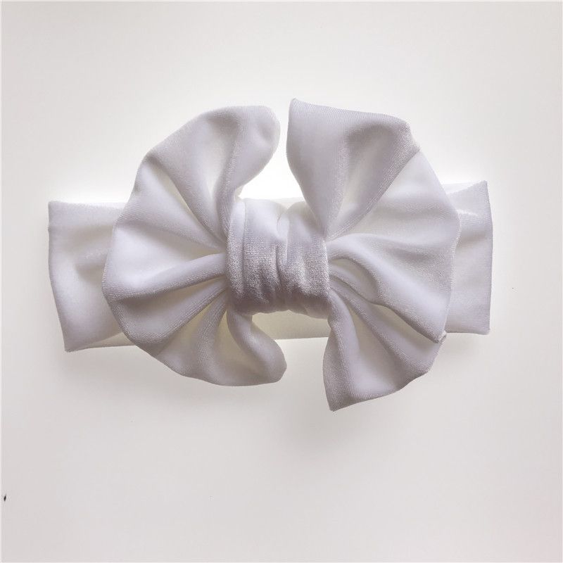 

Solid Color Bowknot Headbands for Girls