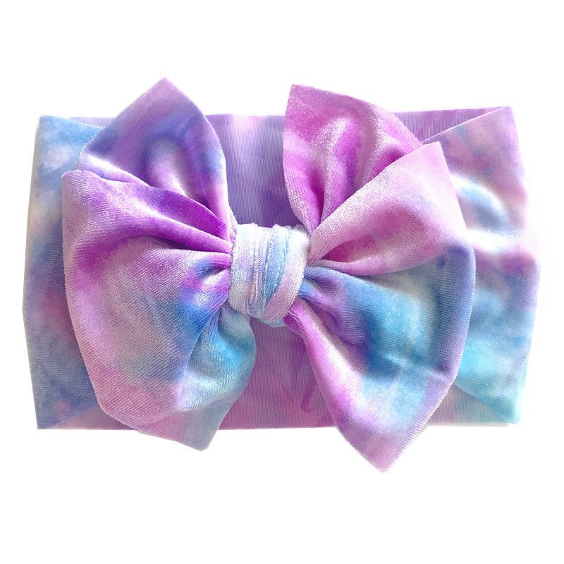 

Tie Dye Big Bow Headband Hair Accessory for Girls