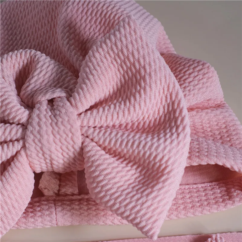 1Pc Solid Bow Decor Headband or Hat for Mom and Me Rose Gold image 4