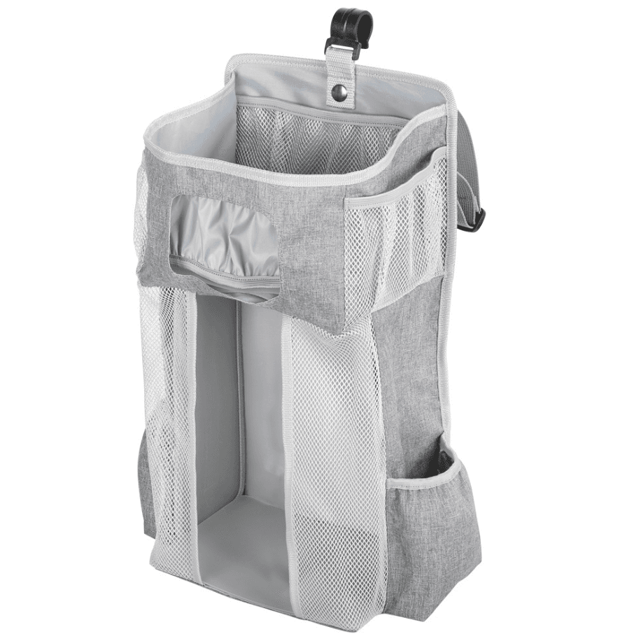 Crib Hanging Storage Bag Baby Essentials Bedding Diaper Storage Organizer