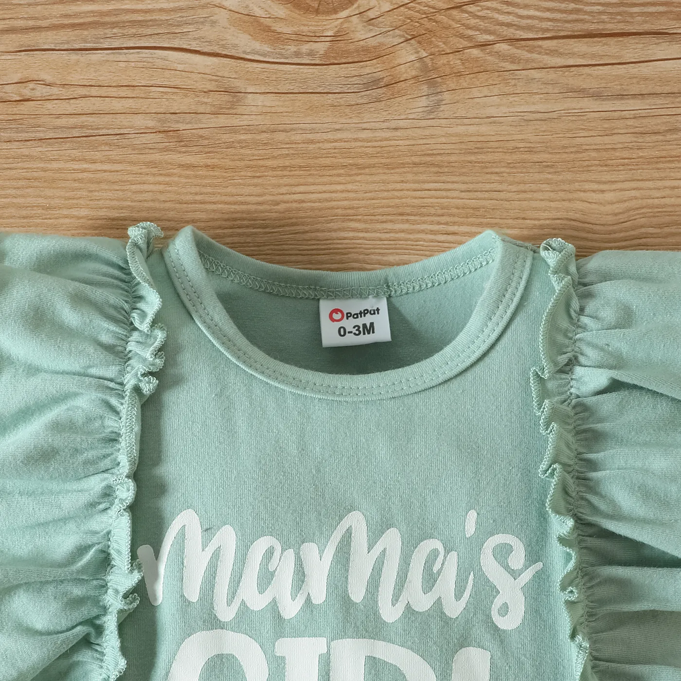 3 unidades Bebé Menina Extremidades franzidas Rosa Bonito Sem mangas Conjunto para bebé  image 4