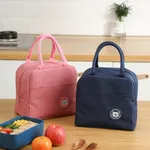 Functional Pattern Waterproof Lunch Box Portable Insulated Canvas Lunch Bag Food Picnic Lunch Bag Kids Women  image 3