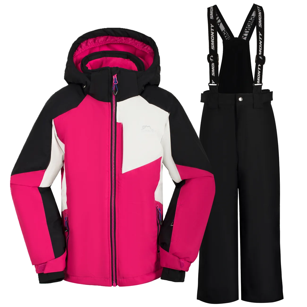 2PCS Kid Boy/Girl Windproof Waterproof Winter Ski Jacket & Pants Set Snow Suit  big image 1