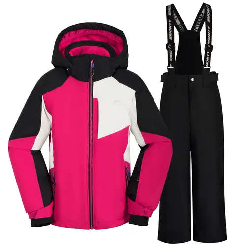 2PCS Kid Boy/Girl Windproof Waterproof Winter Ski Jacket & Pants Set Snow Suit