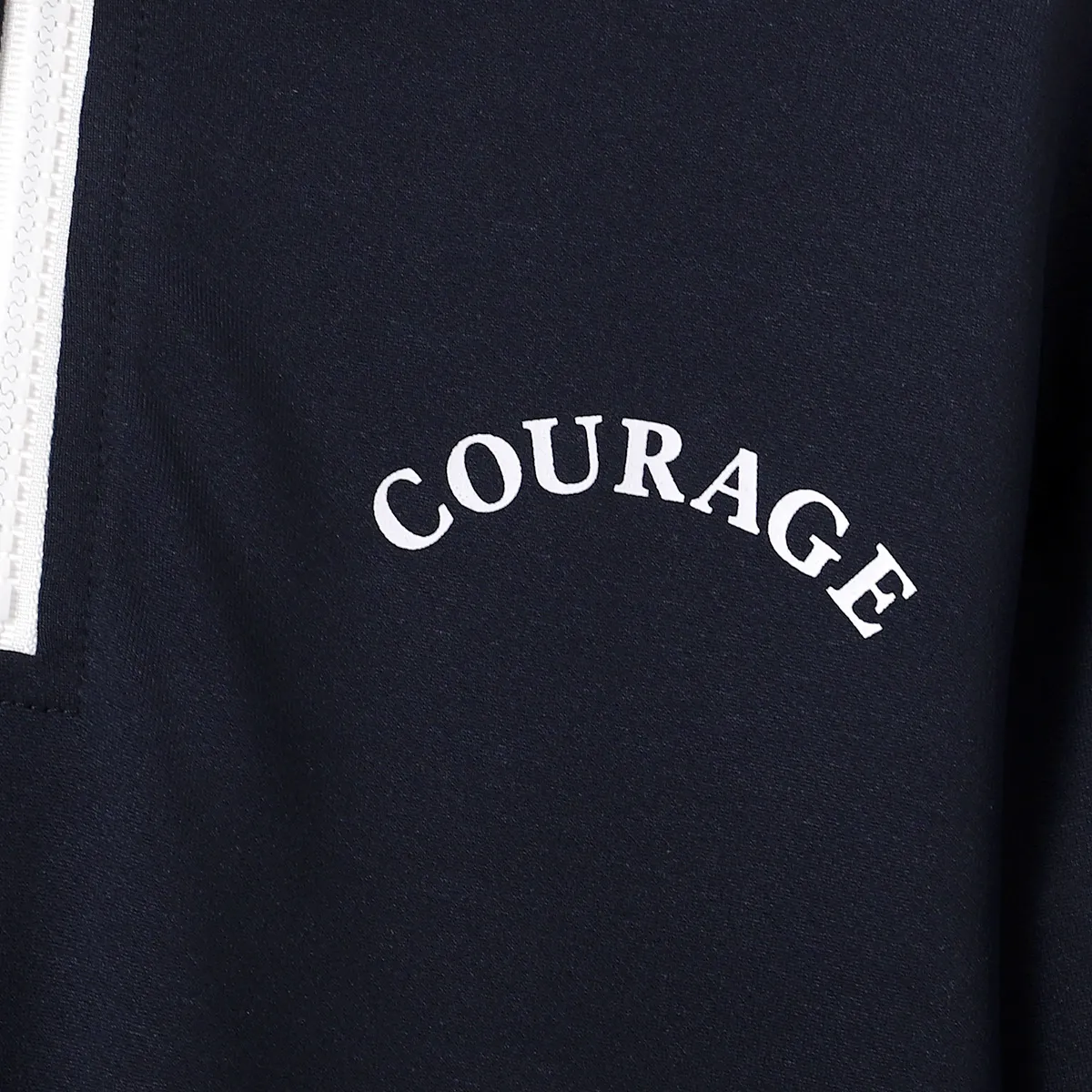 Toddler Boy/Girl Letters Print Zipper Lapel Collar Sweatshirt  Dark Blue image 4