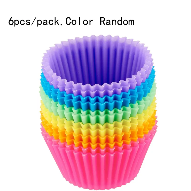 molde de bolo de silicone em forma redonda muffin moldes de cozimento de cozinha fabricante de assadeiras diy ferramentas de decoração de bolo  big image 1