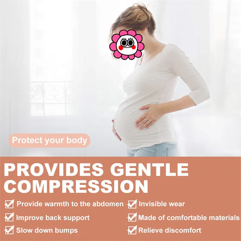 cintura di supporto per la maternità rete traspirante fascia di supporto per la pancia della gravidanza supporto per la schiena pelvica must-have della gravidanza  big image 6