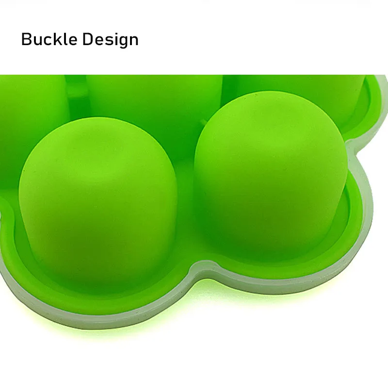 Silicone Baby Food Freezer Tray with Lid 7 Hole Baby Food Storage Container for Homemade Baby Food Breast Milk Storage  big image 3