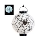 4-pack de lanternas de papel jack-o-lantern de halloween penduradas lanternas de abóbora decoração de halloween Branco