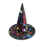 Halloween Bronzing Witch Hat Magic Hat Halloween Party Decoration Cosplay Props Multi-color