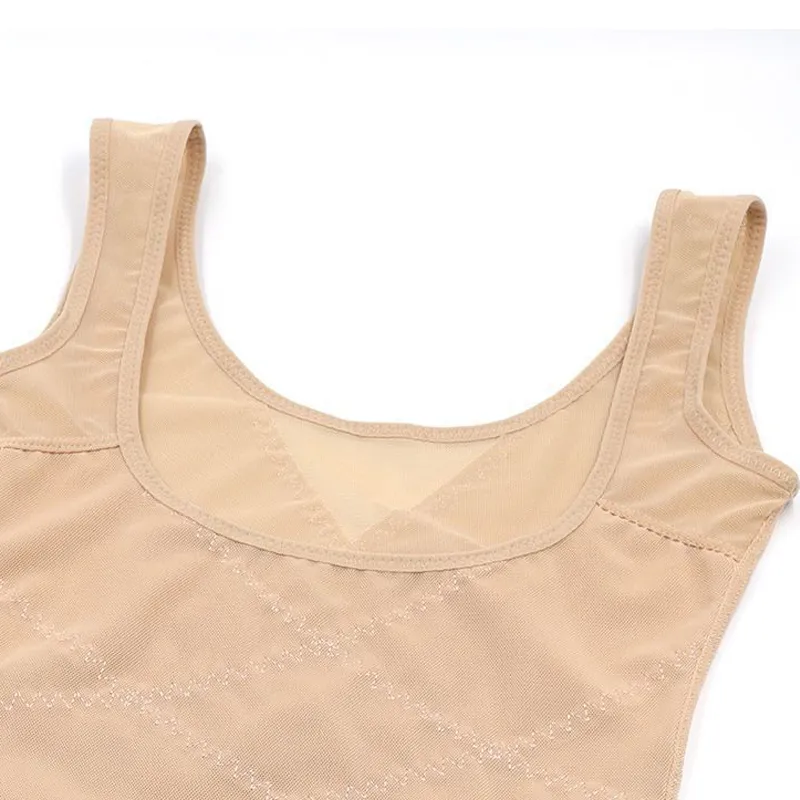 Women Waist Trainer Vest Criss Cross Thin Open Bust Shapewear Tank Top Tummy Control Body Shaper Underwear big image 3