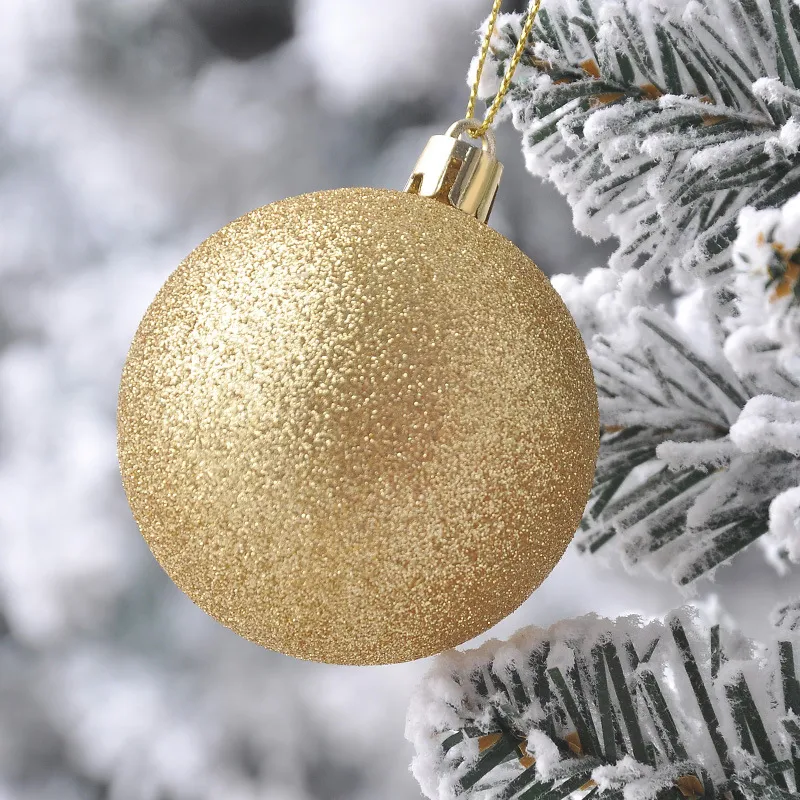 24Pcs Christmas Balls Ornaments Christmas Tree Decoration Hanging Ball Xmas Party Decorations big image 2
