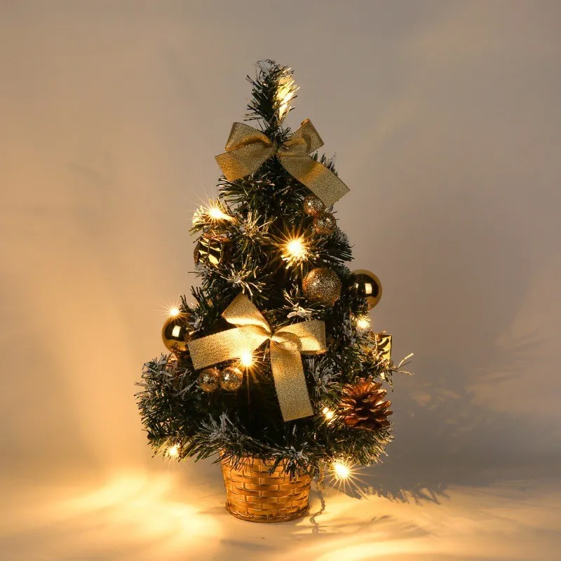 

40cm/15.75inch LED Mini Christmas Tree Night Light Tabletop Decoration Xmas Decorative Light