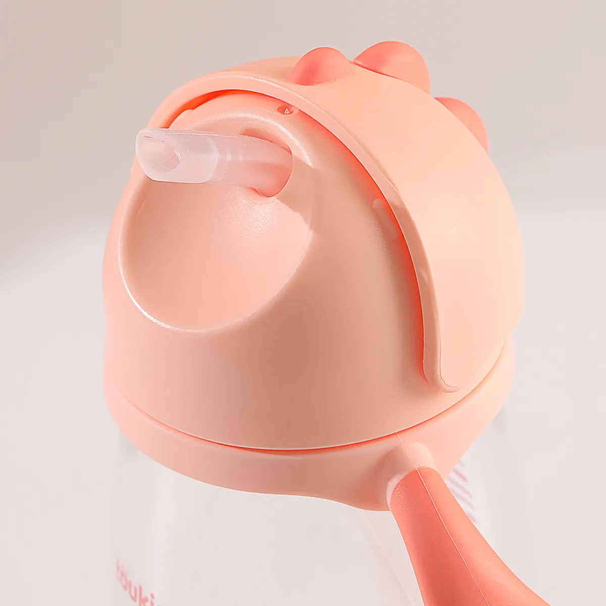 240ml（8.12oz）/360ml（12.17oz） tazza con beccuccio per dinosauro con cannuccia tritan senza bpa bambino beve bottiglie d'acqua tazza da allenamento con manici  image 4