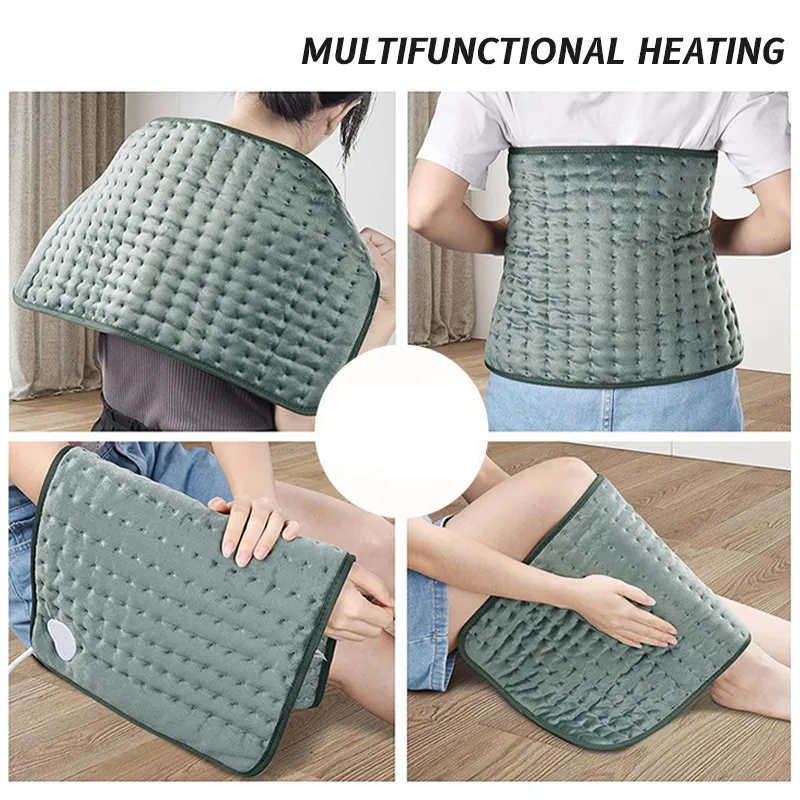

Heating Pad with 6 Heat Settings and 4 Time Settings for Cramps and Abdomen Back Neck Shoulder Arm Leg Pain Relief