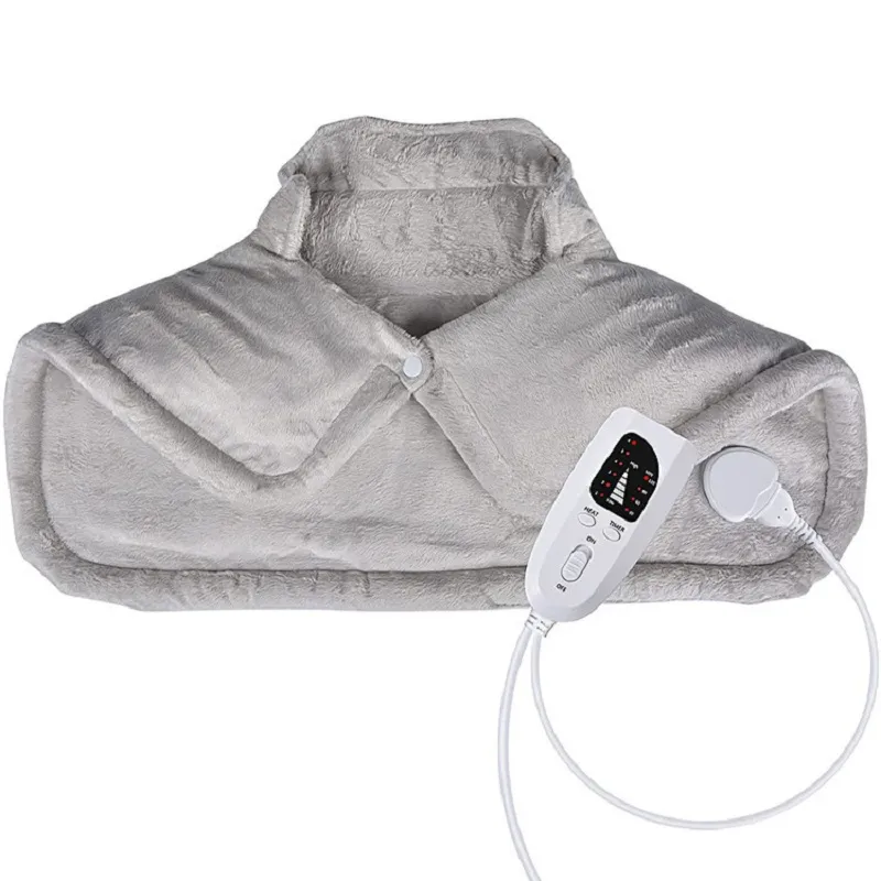 Heating Pad for Neck and Shoulders with 6 Heat Level Settings and 4 Level Time Settings for Neck Shoulder Back Pain Relief & Gifts for Women Men Mom Dad  big image 1