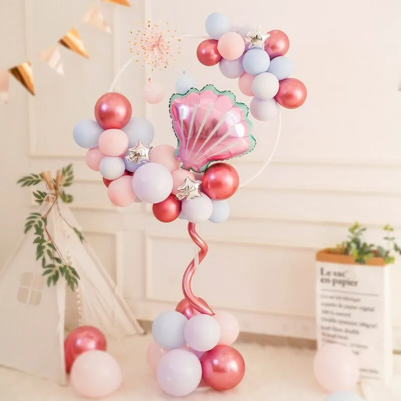 Round Balloon Arch kit Decoration Circle Balloon Stand Column for Birthday Party Wedding Photo Background Decor big image 5