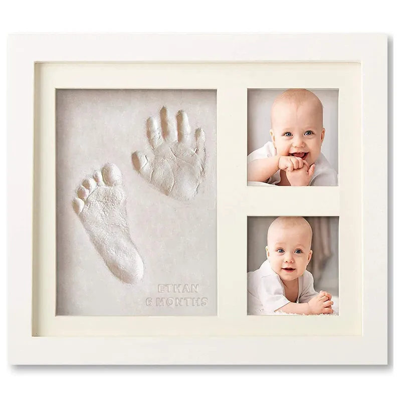 Baby Handprint and Footprint Makers Kit Keepsake for Newborn Shower Gifts DIY Milestone Picture Frames Baby Registry  image 1