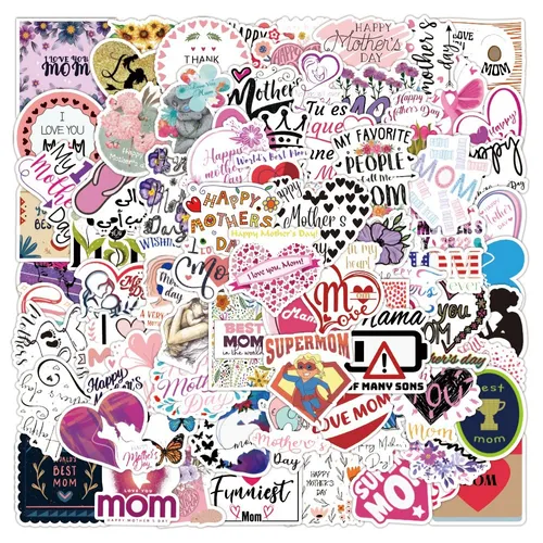 50-pack Mother's Day Stickers