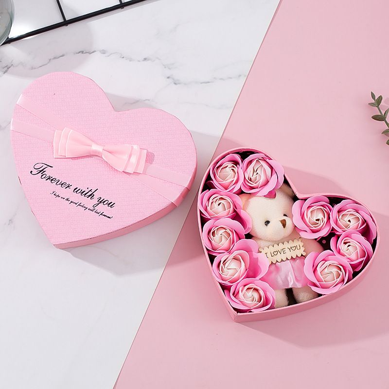 

Heart Shape Rose Gift Box Birthday Gift