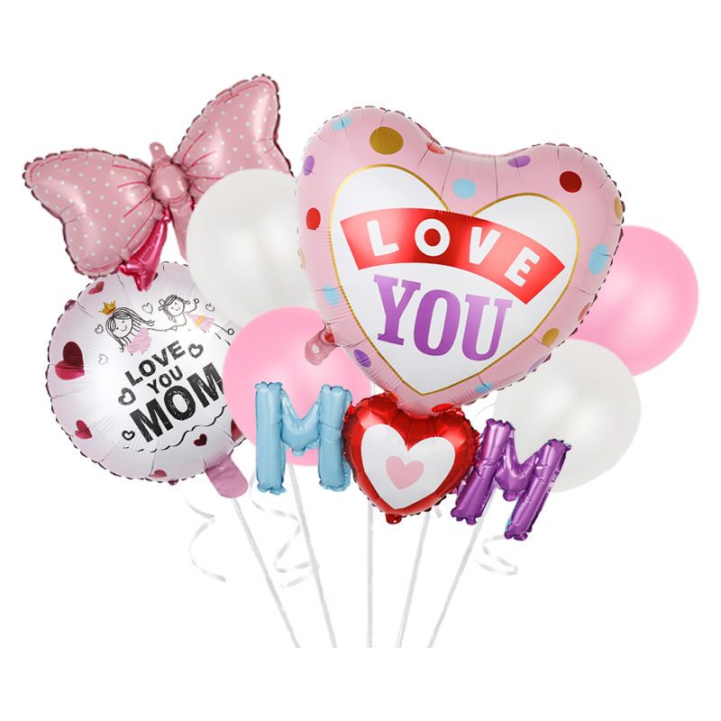 7-pack Mother's Day Aluminum Film Balloons