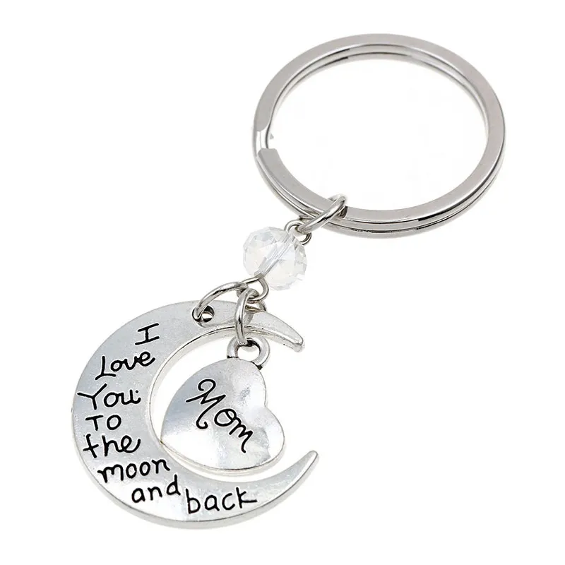 Mother's Day Gift Stainless Steel Keychain Color-A big image 1