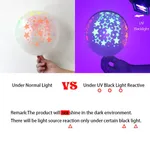10-pack Colorful Flashing Luminous Balloon Lights for Wedding Birthday Party Decorations (Glow Under Violet Light) Multi-color image 5
