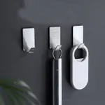 8-pack 304 Stainless Steel Hook Wall Hanger Waterproof Self Adhesive Heavy Load Rack Bathroom Accessories  image 3