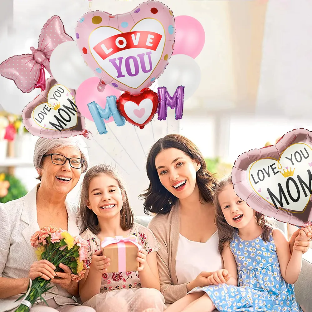 7-pack Mother's Day Aluminum Film Balloons big image 3