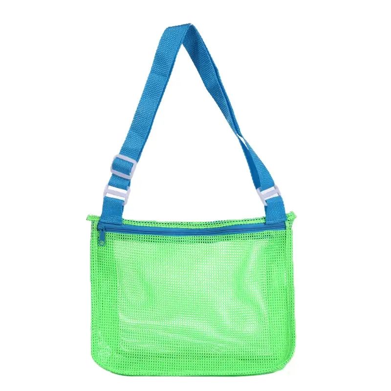 Mesh Beach Tote Large Capacity Foldable Beach Toy Bag Travel Tote Bags
