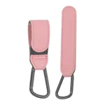 2-pack Stroller Hooks Convenient Stroller Accessories Universal Hooks for Hanging Bags Shopping Walking Pink