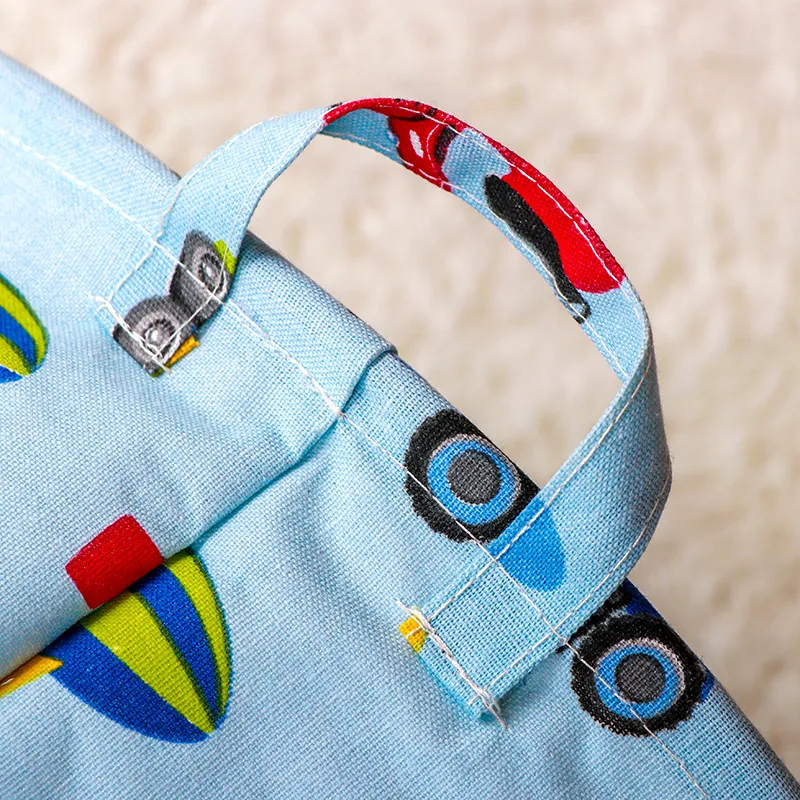 Cartoon Animals/Vehicle Print Laundry Baskets with Handles Collapsible Clothes Hamper Laundry Bin  big image 6
