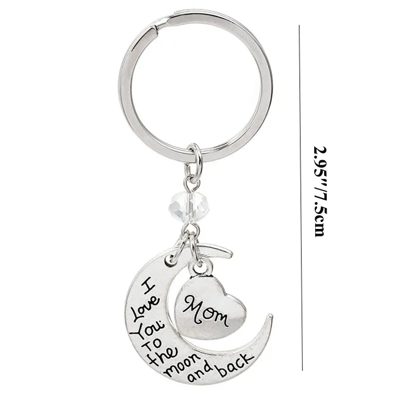 Mother's Day Gift Stainless Steel Keychain  big image 1