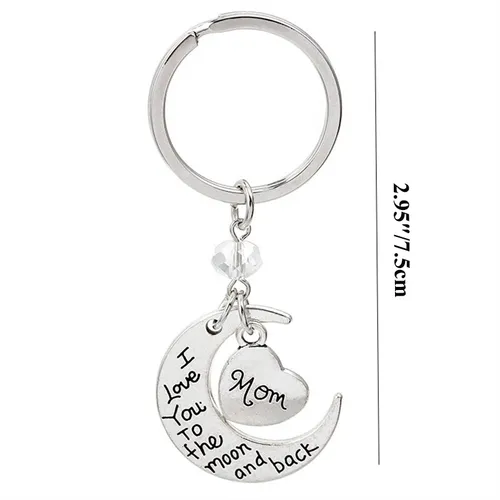Mother's Day Gift Stainless Steel Keychain