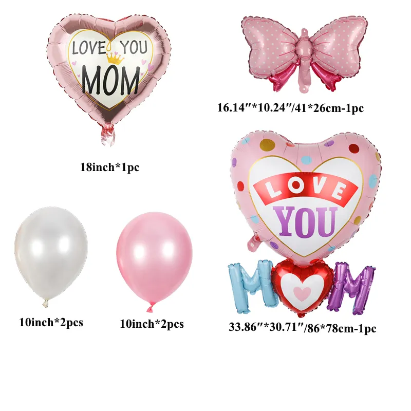 7-pack Mother's Day Aluminum Film Balloons big image 5