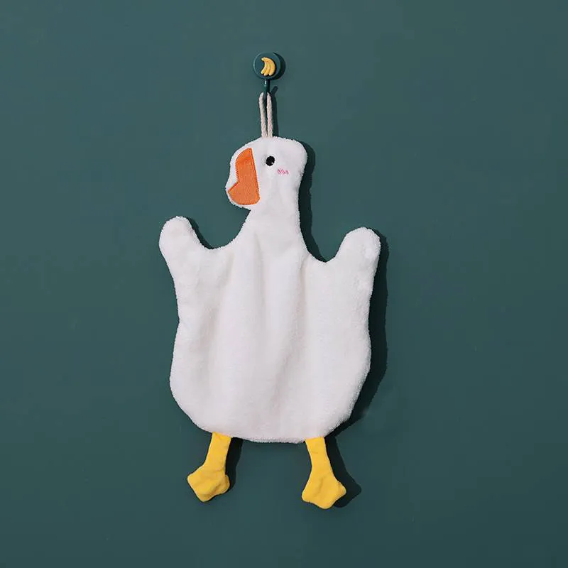 Absorbent Towel for Bathroom Cleaning and Drying Goose Shape Washcloth big image 4