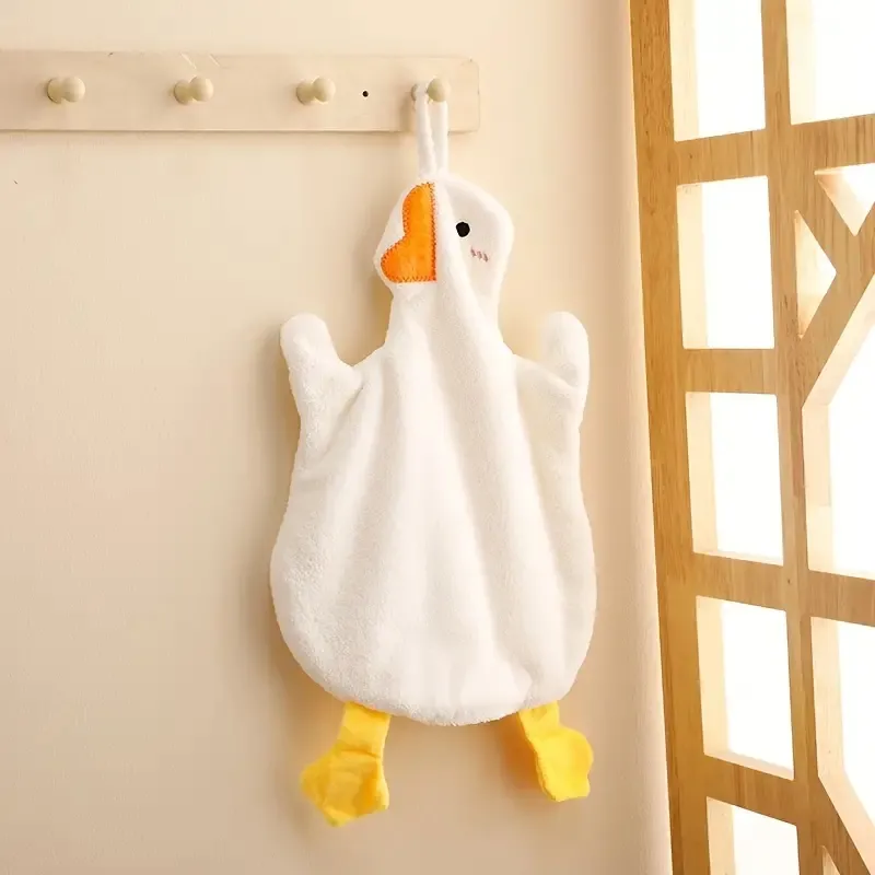 Absorbent Towel for Bathroom Cleaning and Drying Goose Shape Washcloth big image 5