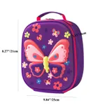 Lunch Bags for Boys Girls Student, Reusable Waterproof Insulated Lunch Cooler Bag Thermal Meal Tote Kit Purple