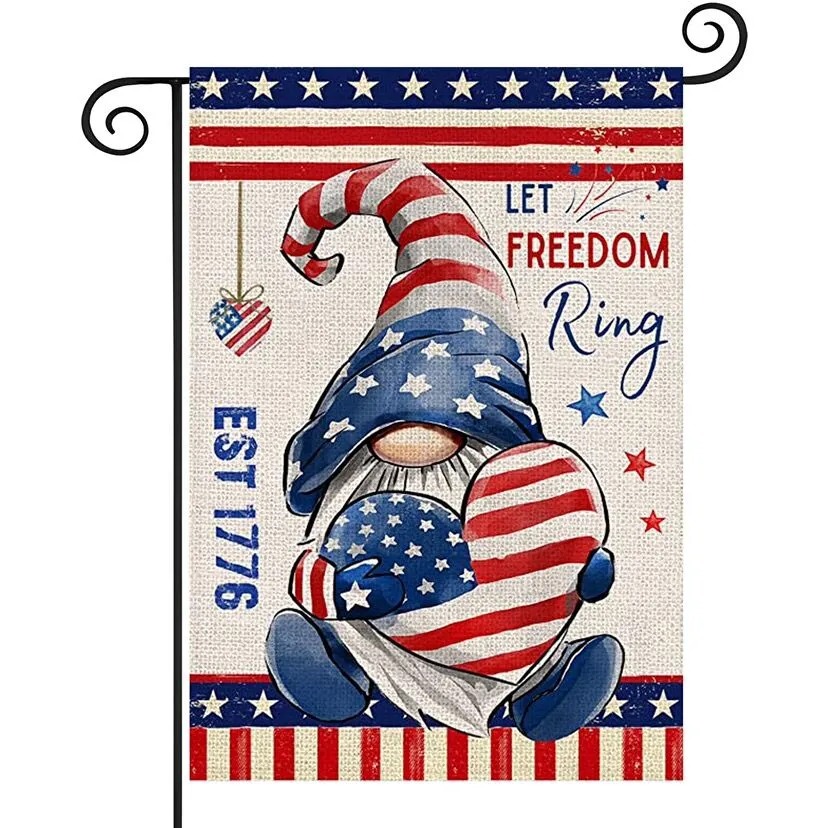 

4th of July American Bunting Flag Stars and Stripes Flag Banner for Independence Day Decorations