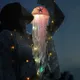 水母熔岩燈，成人兒童熔岩情緒燈，裝飾家庭辦公室的大型電動水母夜燈，耶誕節，萬聖節的高級禮物 粉色