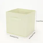Collapsible Storage Bins Foldable Fabric Storage Basket Organizer Boxes Containers Handles for Nursery Toys, Kids Room, Clothes, Towels, Magazine Beige