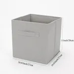 Collapsible Storage Bins Foldable Fabric Storage Basket Organizer Boxes Containers Handles for Nursery Toys, Kids Room, Clothes, Towels, Magazine Grey