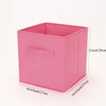 Collapsible Storage Bins Foldable Fabric Storage Basket Organizer Boxes Containers Handles for Nursery Toys, Kids Room, Clothes, Towels, Magazine Hot Pink