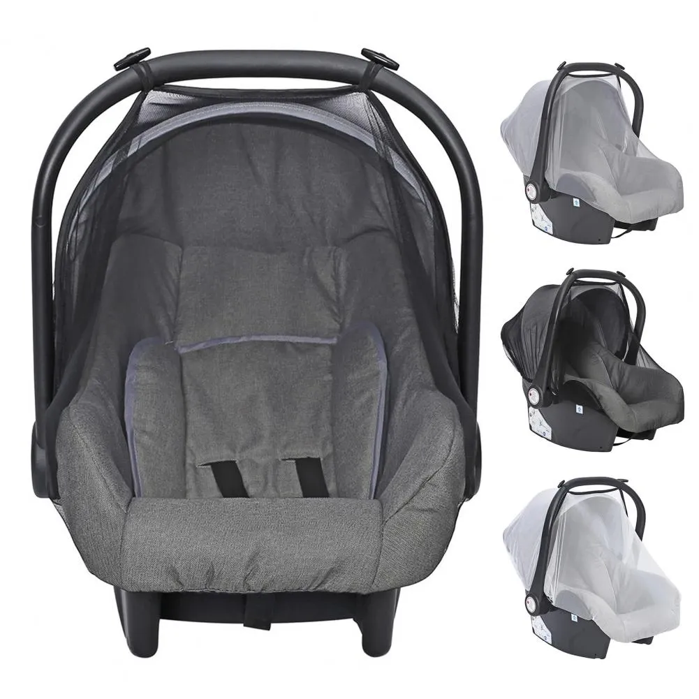 Baby Safety Seat Anti-mosquito Cover Anti-particle Dust Breathable Mesh Cover
