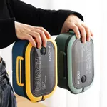 Double Layer Capacity Portable Compartment PP Lunch Box  image 5
