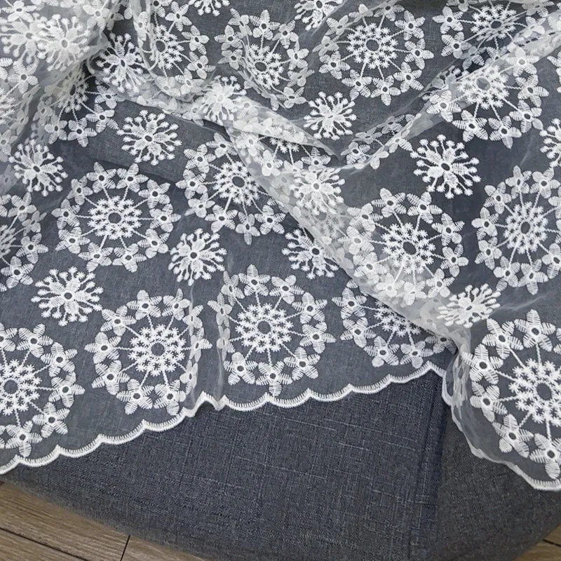 Mosquito Net for Stroller, Embroidery Mesh Breathable Lace Baby Stroller Mosquito Net, Perfect Bug Net for Strollers  image 3