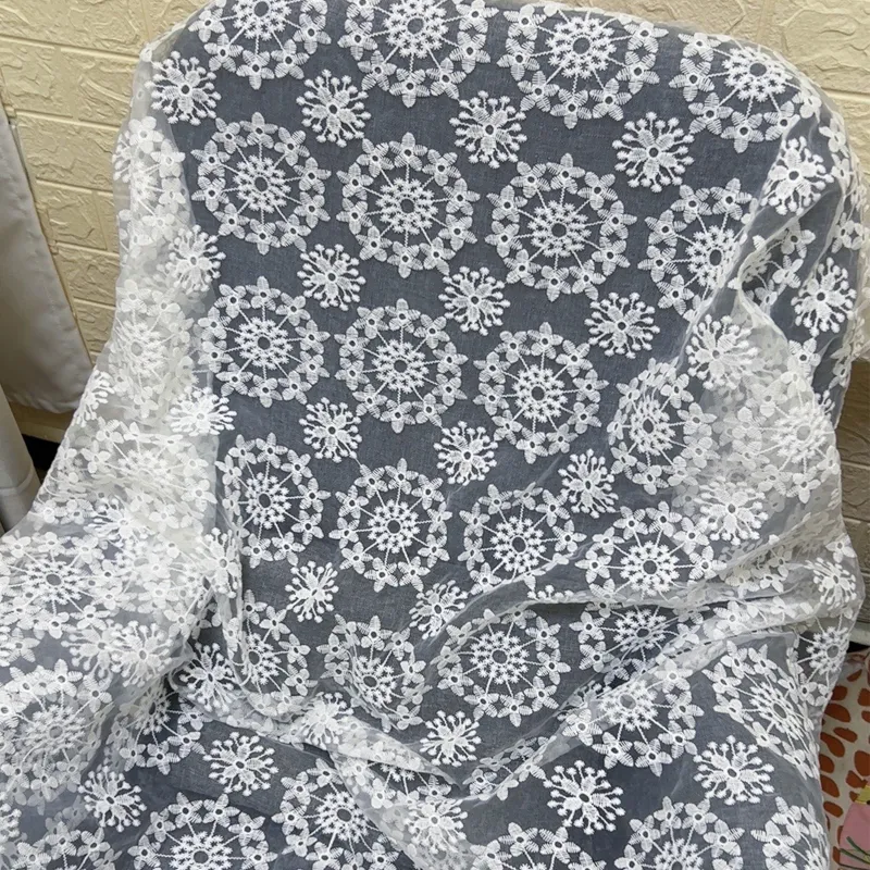Mosquito Net for Stroller, Embroidery Mesh Breathable Lace Baby Stroller Mosquito Net, Perfect Bug Net for Strollers  image 4